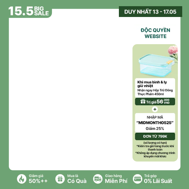 proof_of_coupon - Lock&Lock - LockLock khuyến mãi đặc biệt [[Giảm 25%]] cho thực phẩm 450ml đơn từ 799k